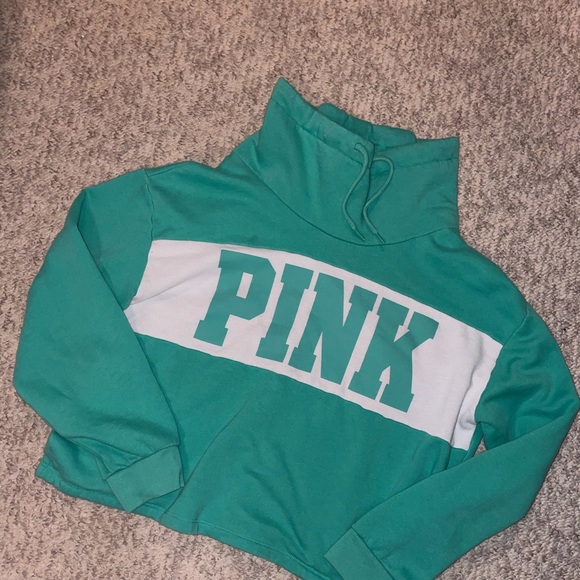 PINK Cowl neck sweatshirt - Picture 1 of 2